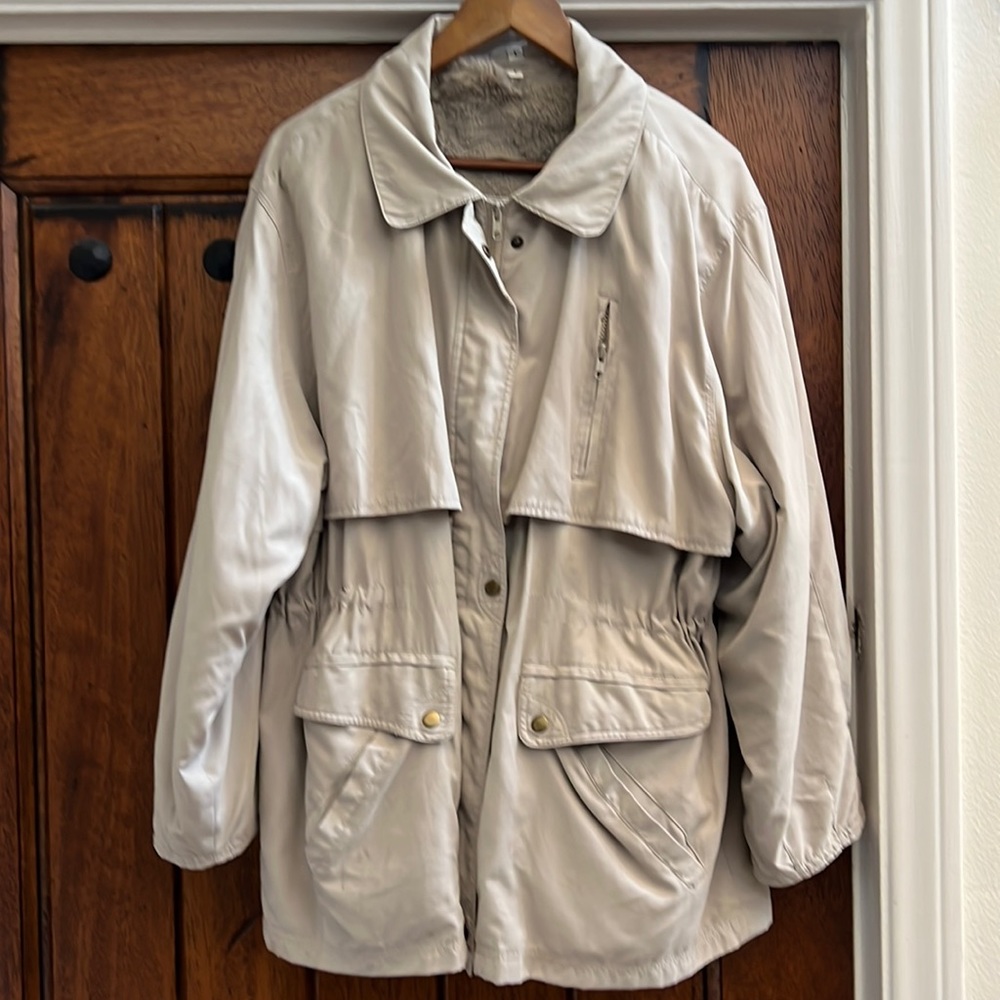 Vintage Guy Laroche Faux Fur Lined Jacket